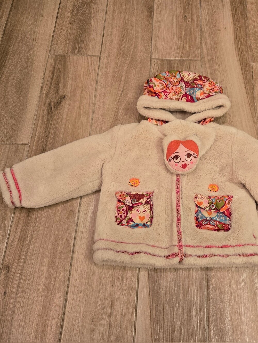 Vintage Oilily Russian Nesting Doll Jacket, 2-3T